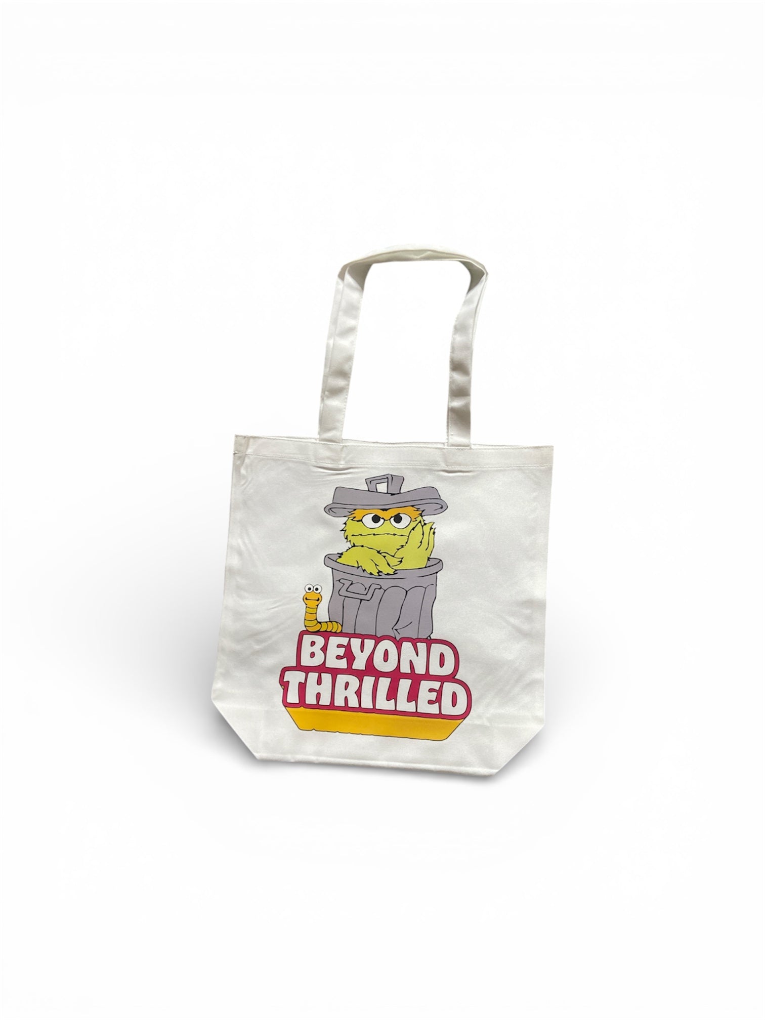 Beyond thrilled tote bag