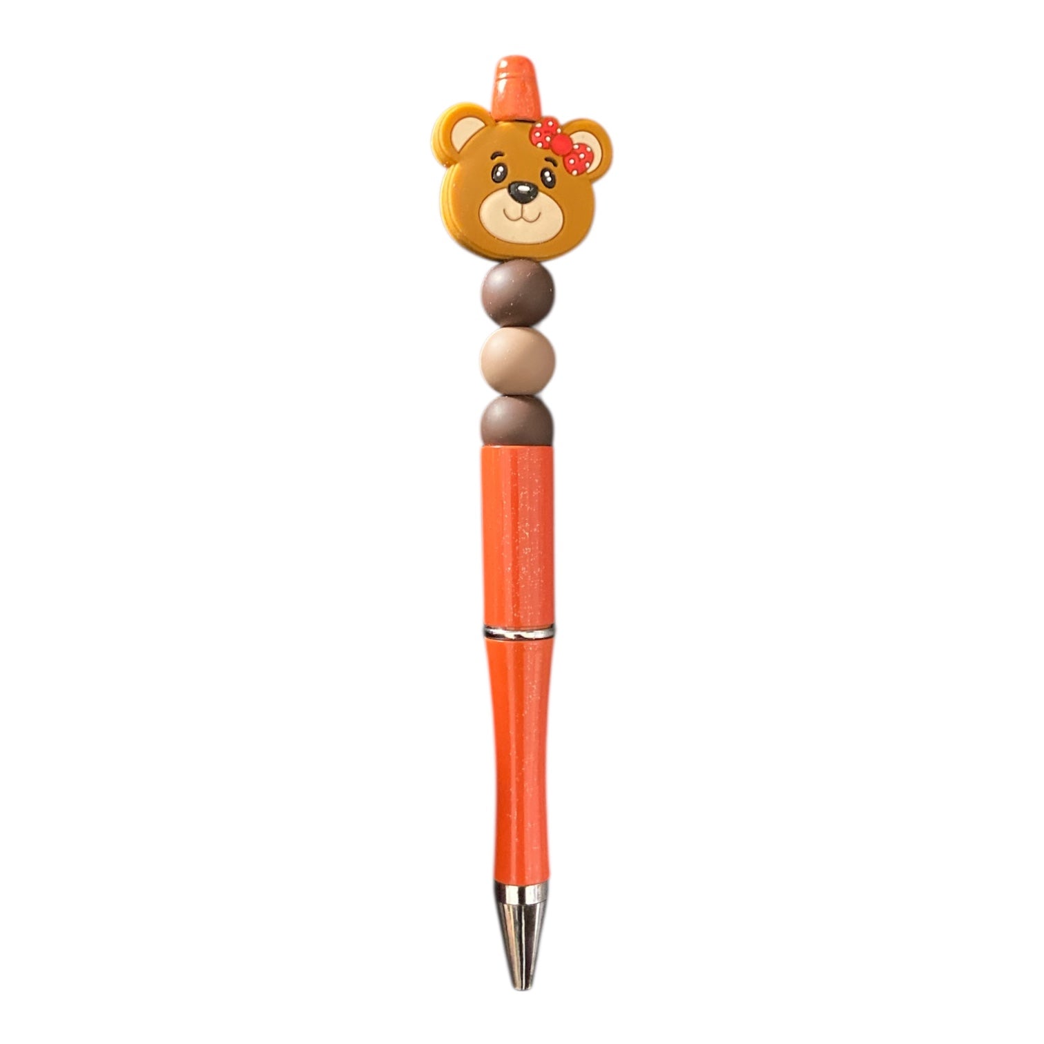 Teddy beaded pens