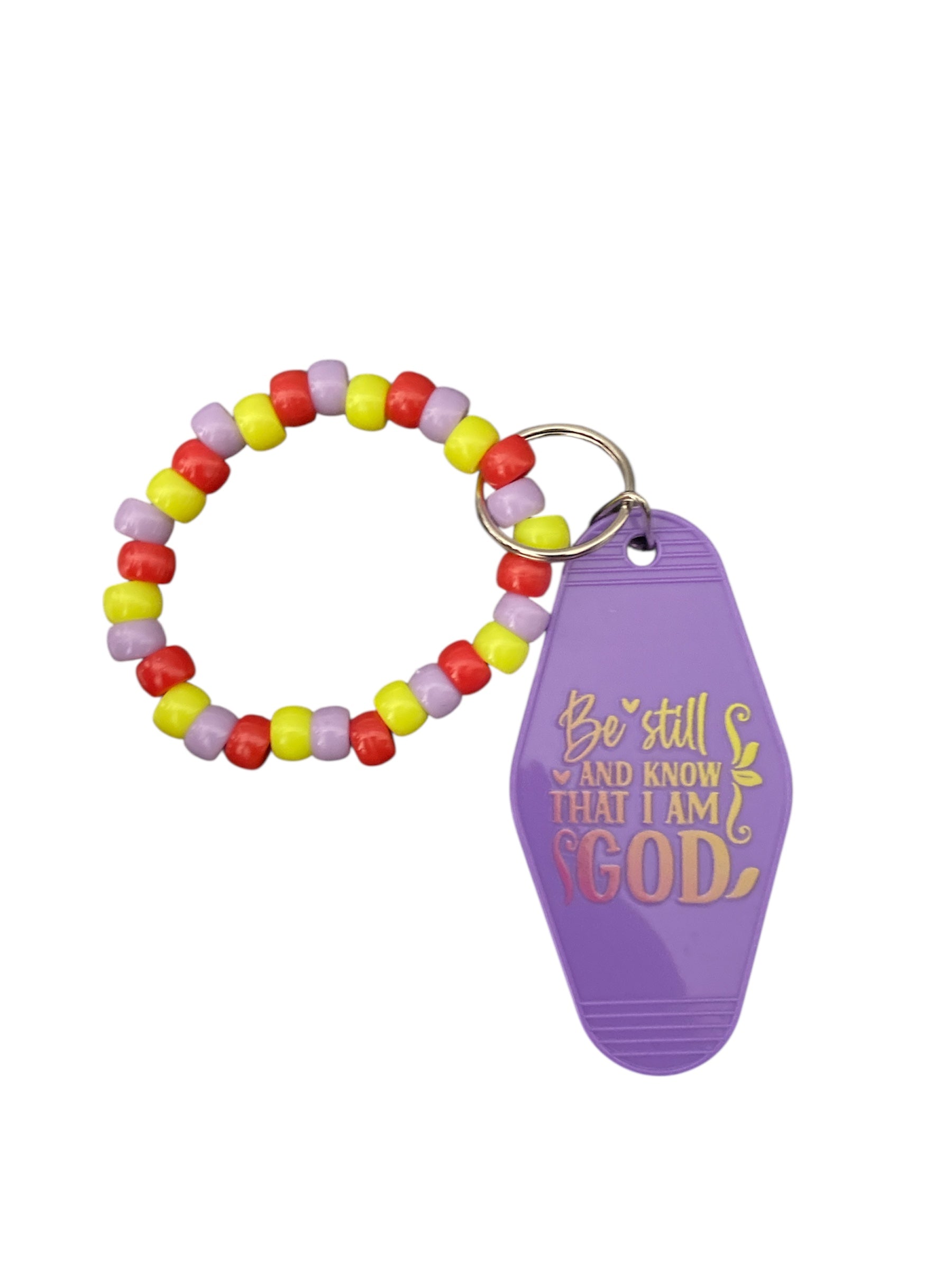 Be still and know that I am GOD key chain
