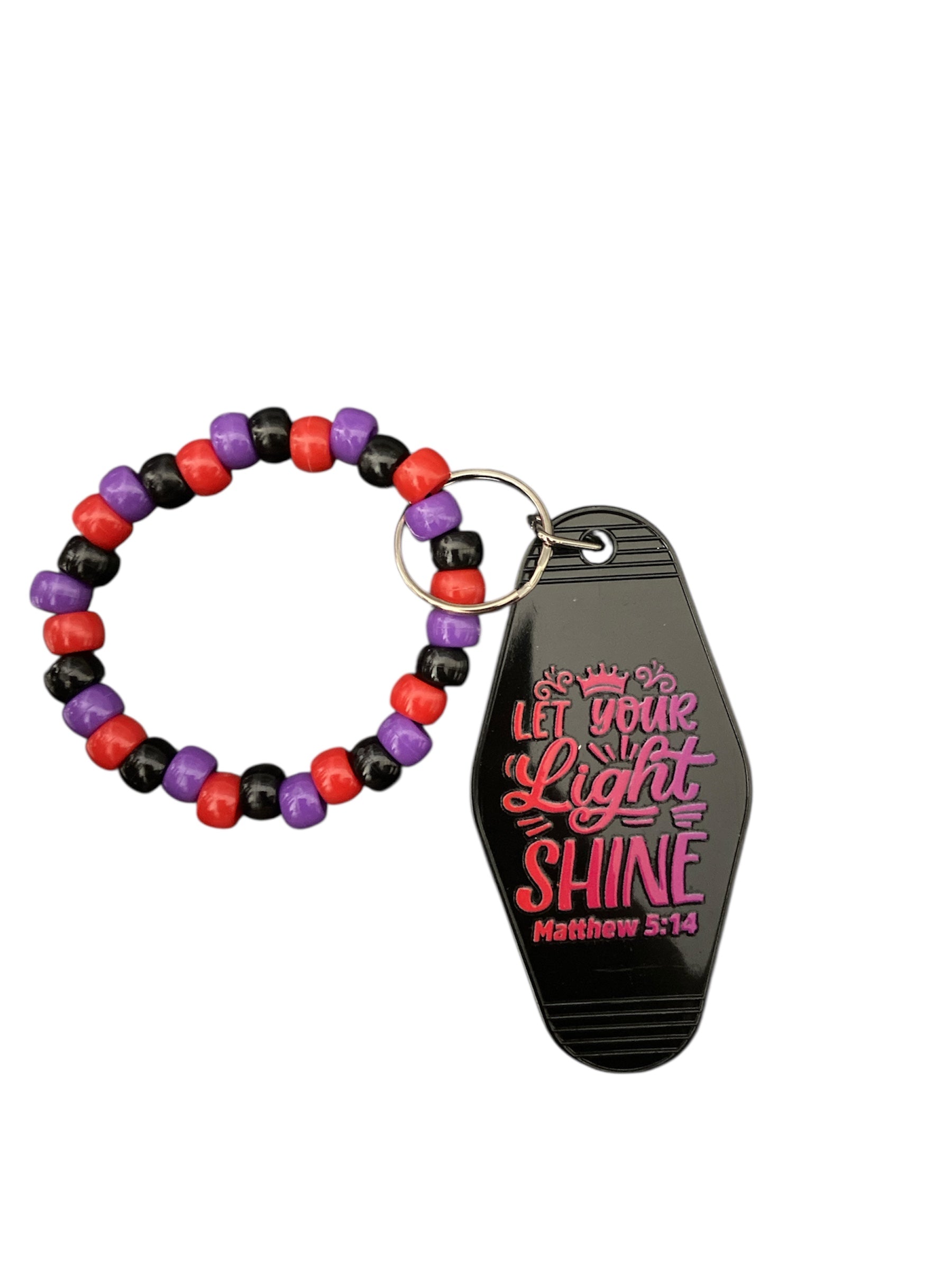 Let your light shine keychain