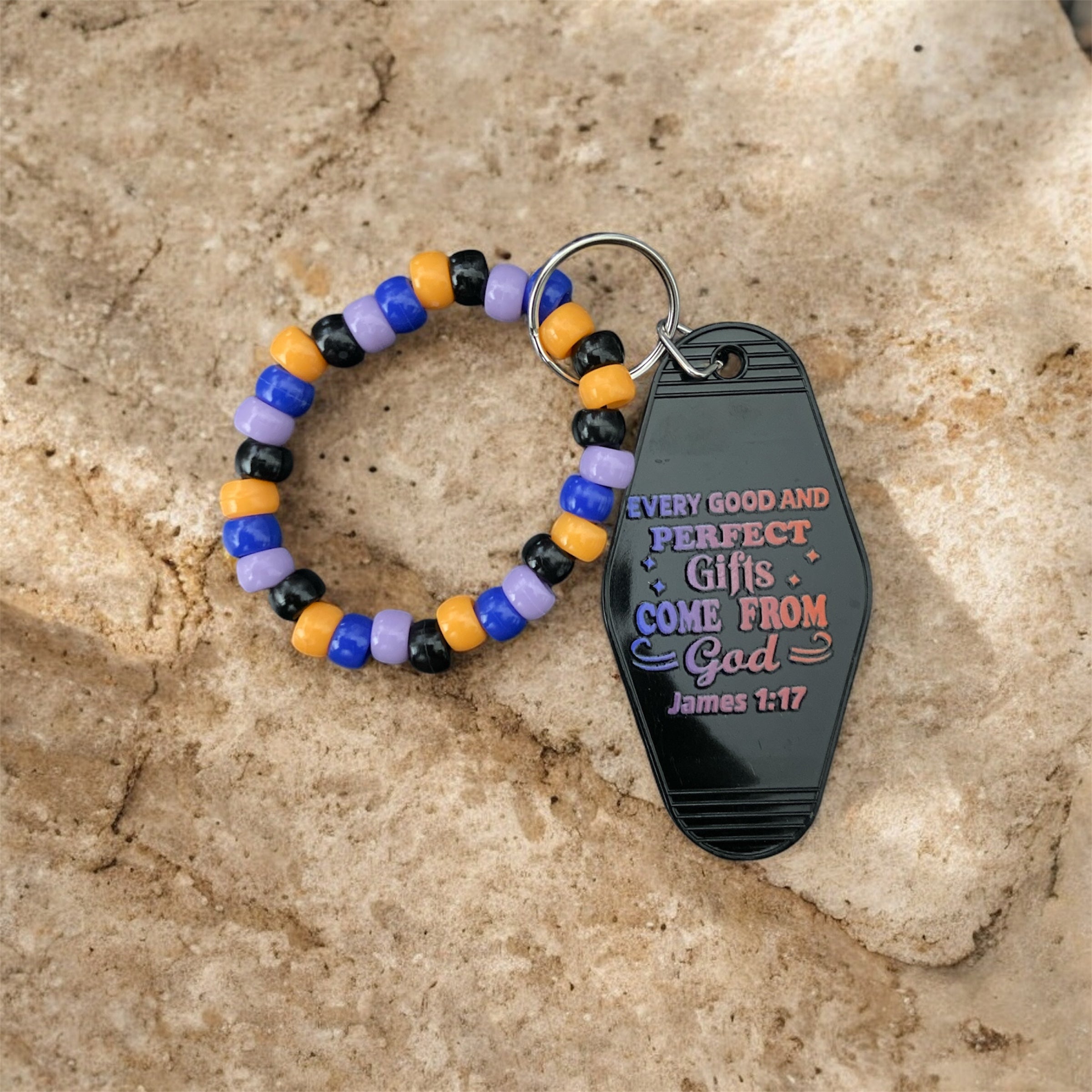 Every God and perfect gift keychain