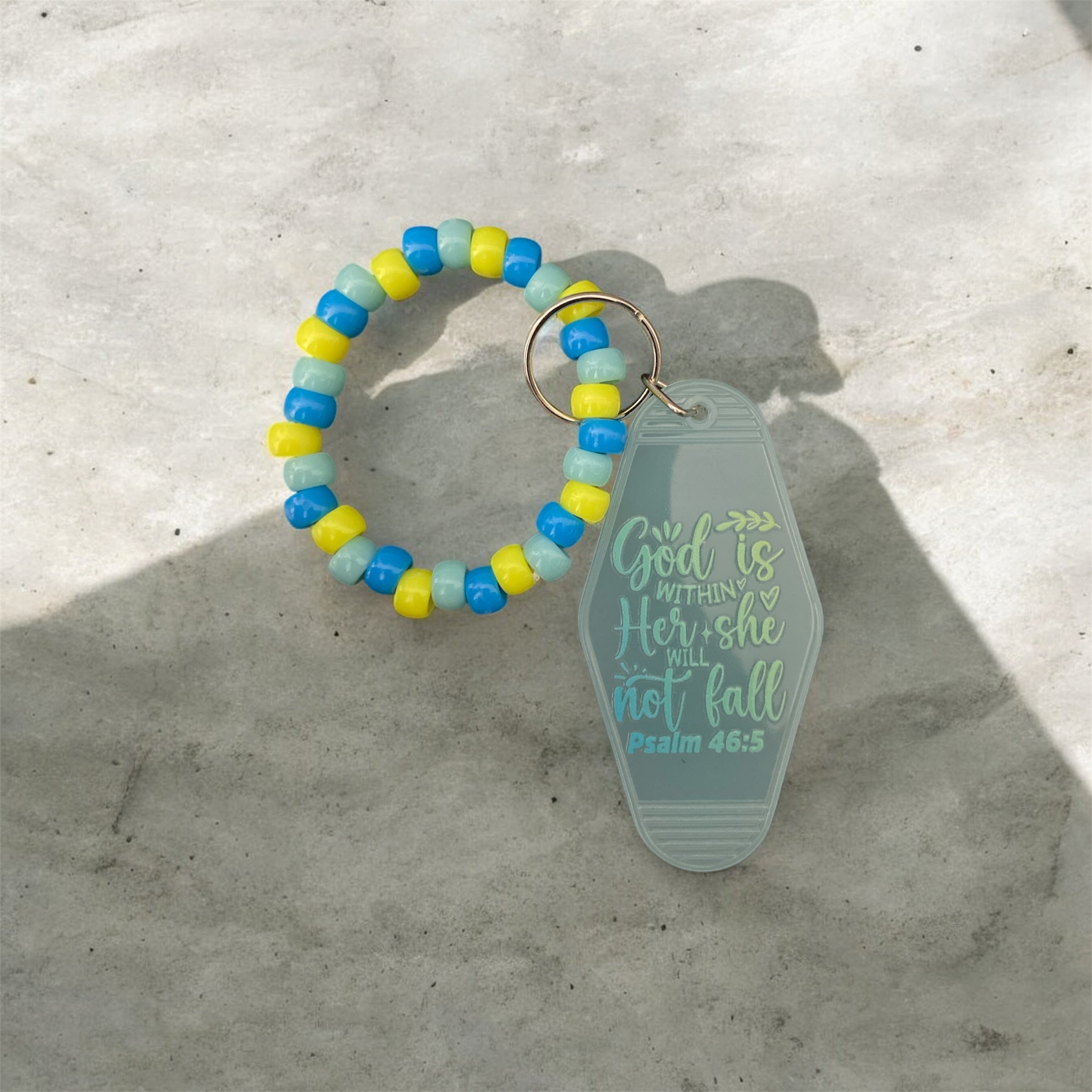 GOD is within her keychain