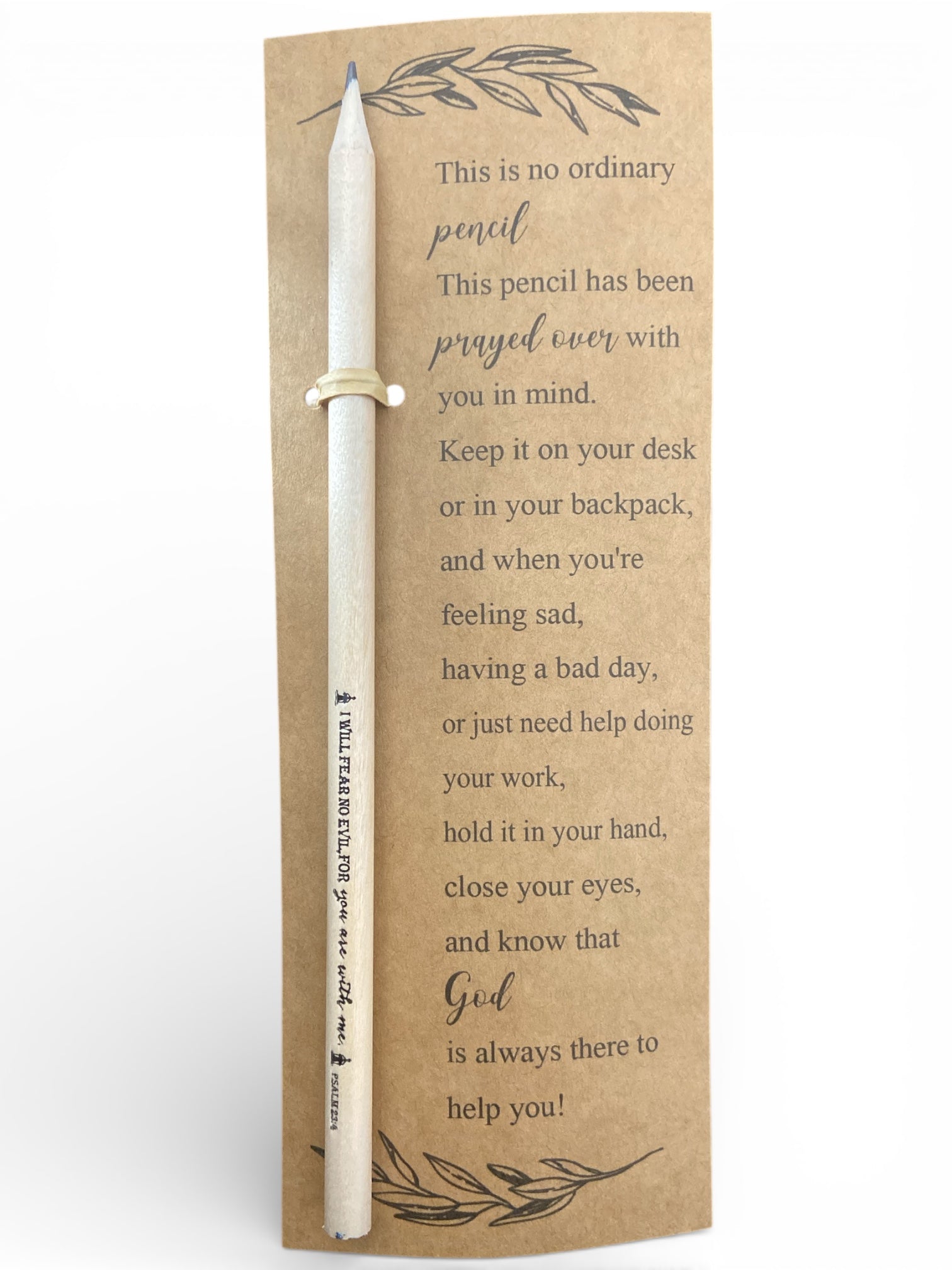 Prayed-Over Scripture Pencil (Each One with a Unique Bible Verse)