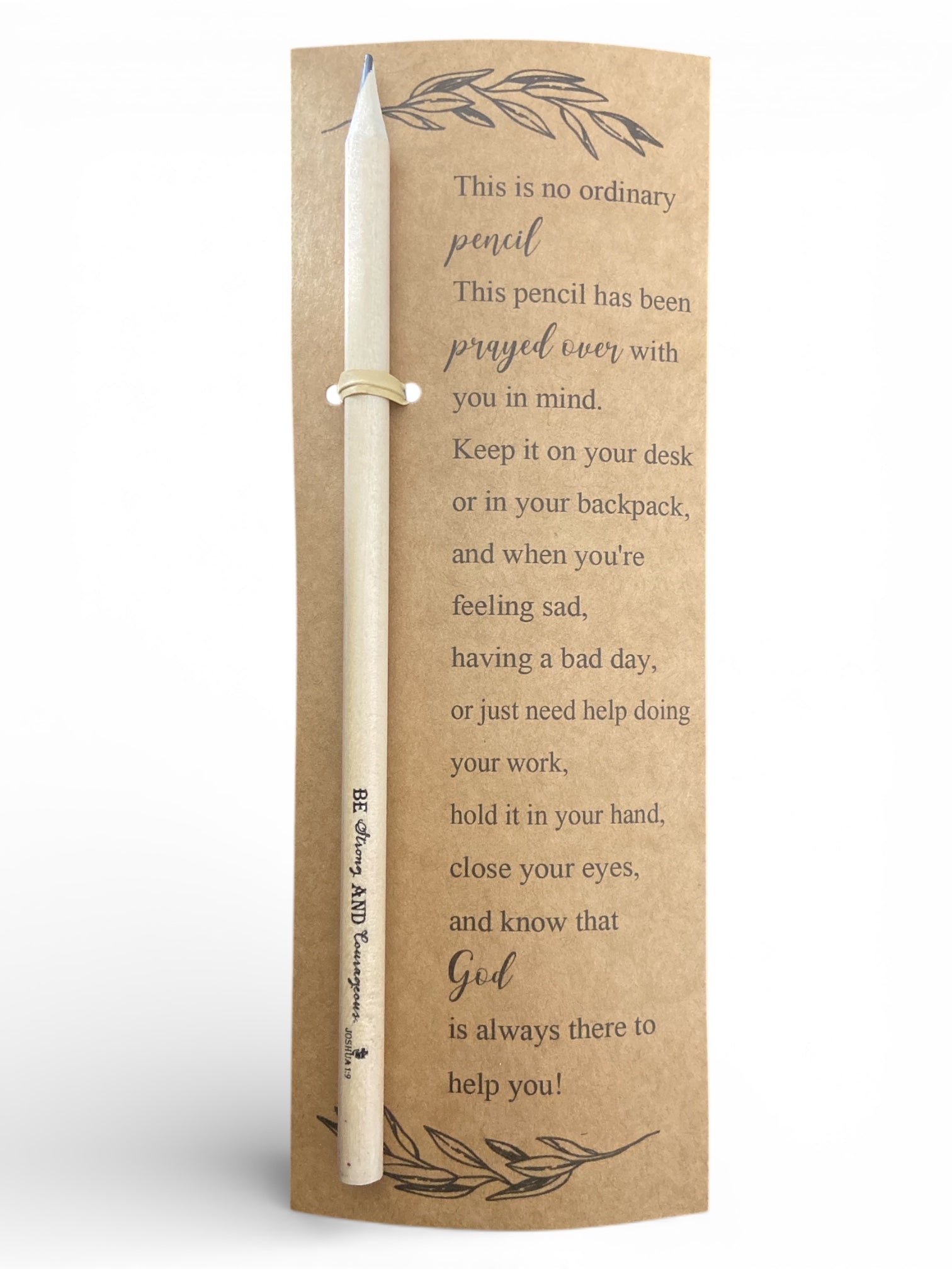 Prayed-Over Scripture Pencil (Each One with a Unique Bible Verse)